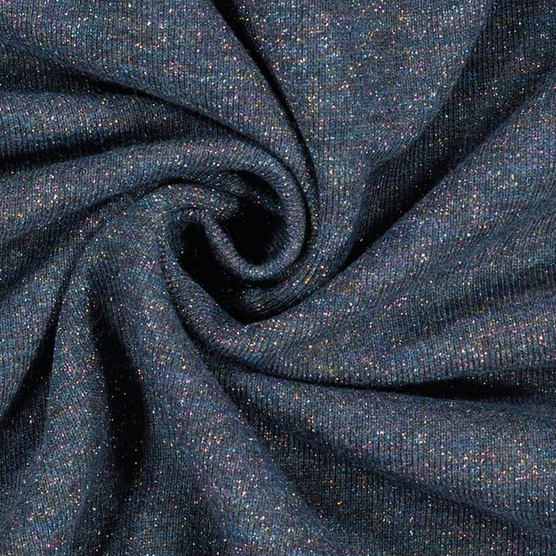 Felpa glitter – blu marino,  image number 2