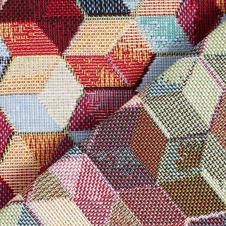 tessuto arredo gobelin esagoni colorati,  image number 4