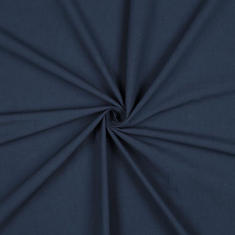 tessuto in cotone Krinkel pre-lavato – blu notte,  image number 1