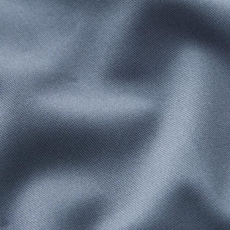 tessuto spinato in cotone stretch – grigio blu, image number 2