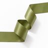 Nastro in satin [25 mm] – verde oliva,  thumbnail number 3