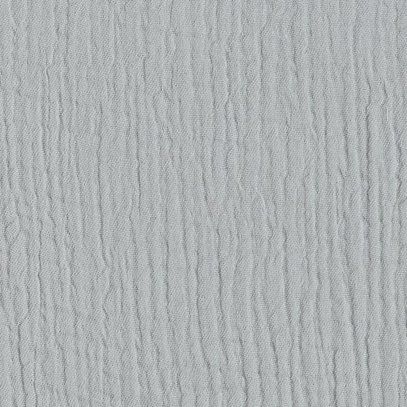 GOTS Mussola di cotone a tre strati – grigio chiaro,  image number 4