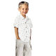 popeline di cotone bio Stelle – bianco lana,  thumbnail number 5