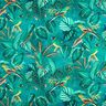 tessuto arredo tessuto canvas uccelli del paradiso – verde scuro,  thumbnail number 1