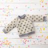 jersey jacquard Cuori scintillanti | Poppy Fabrics – naturale/oro effetto metallizzato,  thumbnail number 6