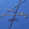 Metallico cordoncino [Ø 2 mm] – argento effetto metallizzato,  thumbnail number 3