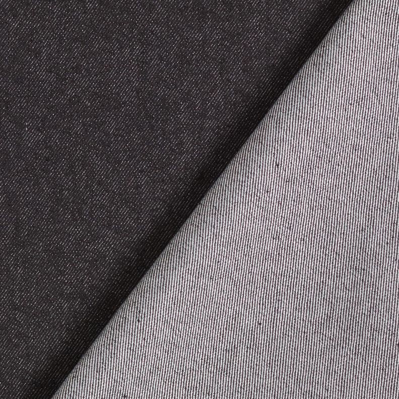 Denim stretch in misto cotone medio – nero,  image number 3