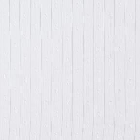 Chiffon Dobby gessato metallizzato – bianco/argento effetto metallizzato, 