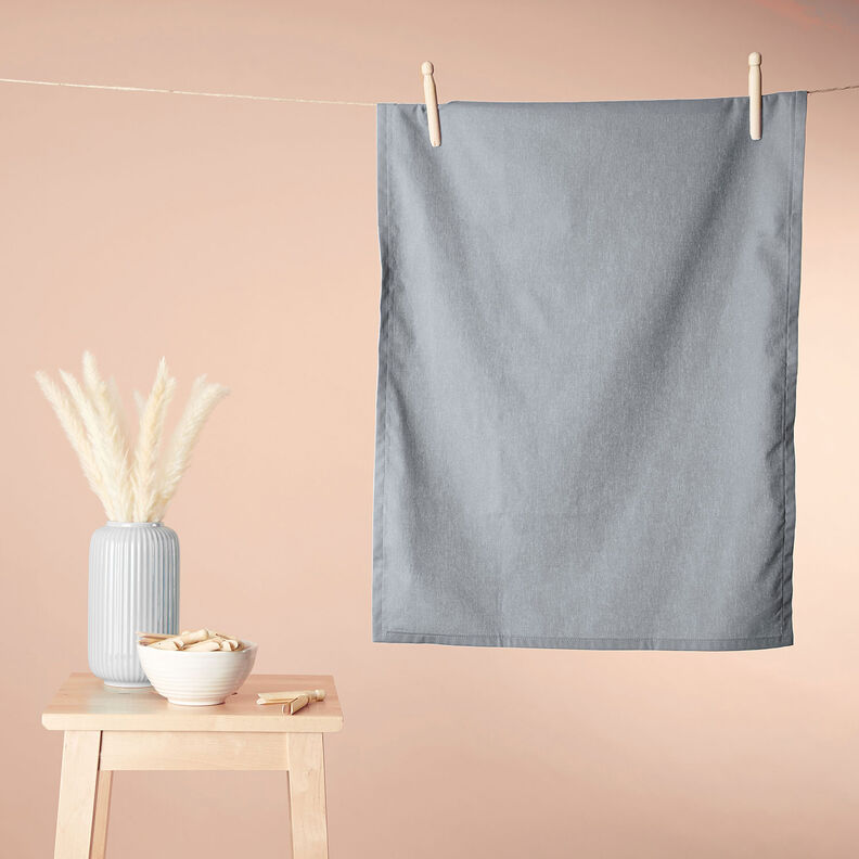tessuto in cotone cretonne tinta unita – grigio chiaro,  image number 8