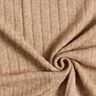 tessuto in maglia Ajour eleganti strisce glitterate – marrone chiaro,  thumbnail number 3