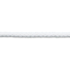 Cordoncino in cotone [Ø 3 mm] – bianco, 