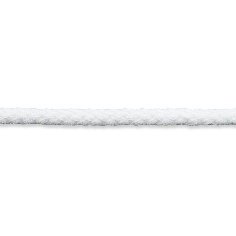 Cordoncino in cotone [Ø 3 mm] – bianco,  image number 1