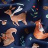 jersey di cotone Animali in autunno stampa digitale  – blu notte,  thumbnail number 2