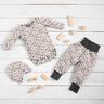 jersey di cotone prato fiorito con piccole mele  – bianco lana,  thumbnail number 6