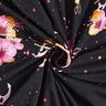 jersey di cotone Fiori marittimi | Glitzerpüppi – nero/porpora,  thumbnail number 3
