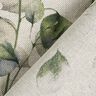 tessuto arredo mezzo panama foglie di pioppo – naturale/verde oliva scuro,  thumbnail number 4