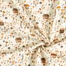 jersey di cotone Piccole case sul prato – bianco lana,  thumbnail number 3