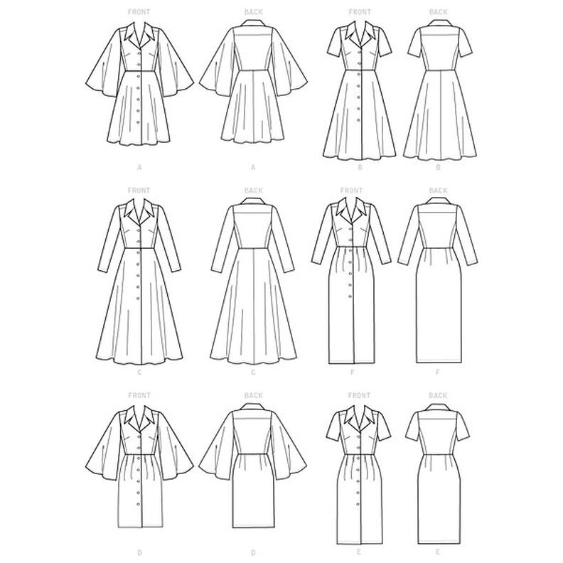 abito, Vogue 9345 | 32 - 40,  image number 11