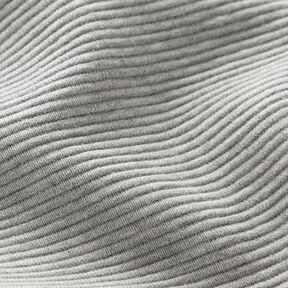 jersey a coste-ottoman, mélange – grigio chiaro, 
