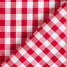 tessuto in cotone Quadro vichy 1 cm – rosso/bianco,  thumbnail number 4