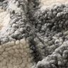 tessuto in maglia, bouclé, quadri – bianco lana/grigio,  thumbnail number 2