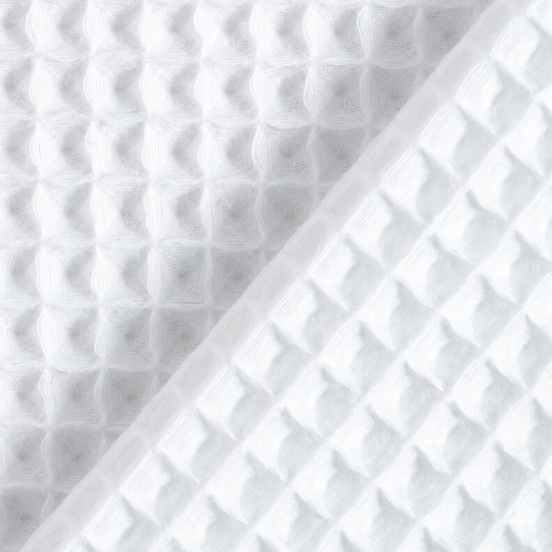 piqué nido d’ape Grandi nidi d’ape – bianco,  image number 4