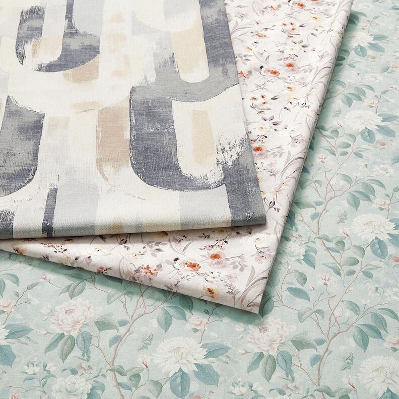 tessuto arredo mezzo panama Archi artistici &ndash; beige chiaro/grigio,  image number 5