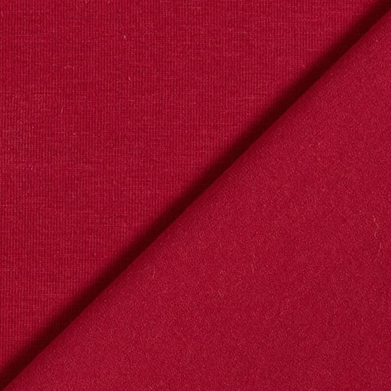 GOTS jersey di cotone | Tula – rosso Bordeaux,  image number 3