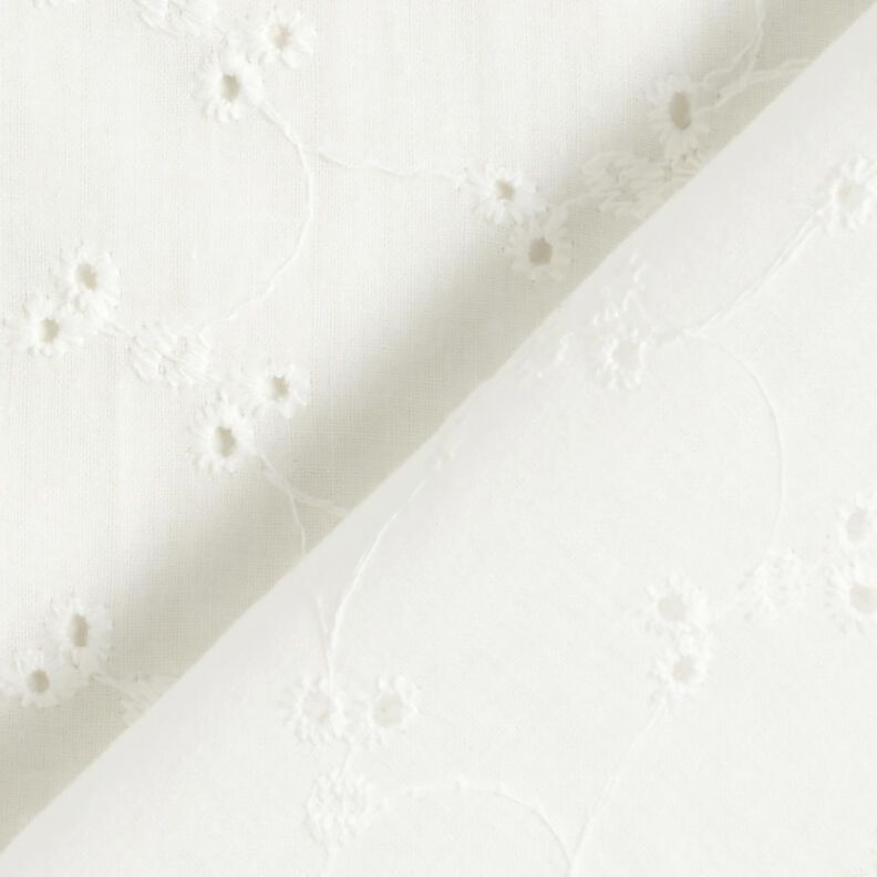 ricami a giorno Fiorellini delicati – bianco,  image number 4
