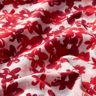 jersey di cotone GOTS, farfalle e fiori | Tula – rosa, 