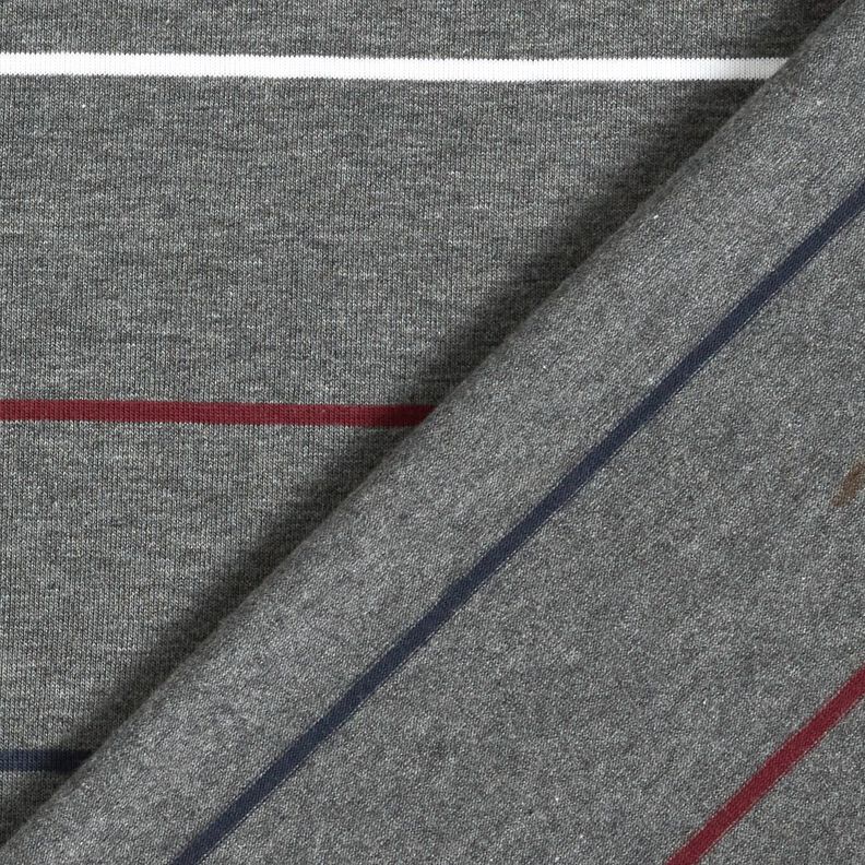 jersey di cotone Righe colorate – grigio ardesia,  image number 4