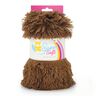 Tessuto peluche a pelo lungo SHAGGY [1 M x 0,75 M | altezza pelo: 30 mm] - marrone | Kullaloo,  thumbnail number 1