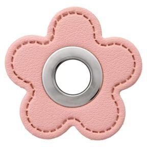 applicazione in similpelle con occhiello fiore | Prym – rosa,  applicazione in similpelle con occhiello fiore | Prym – rosa,