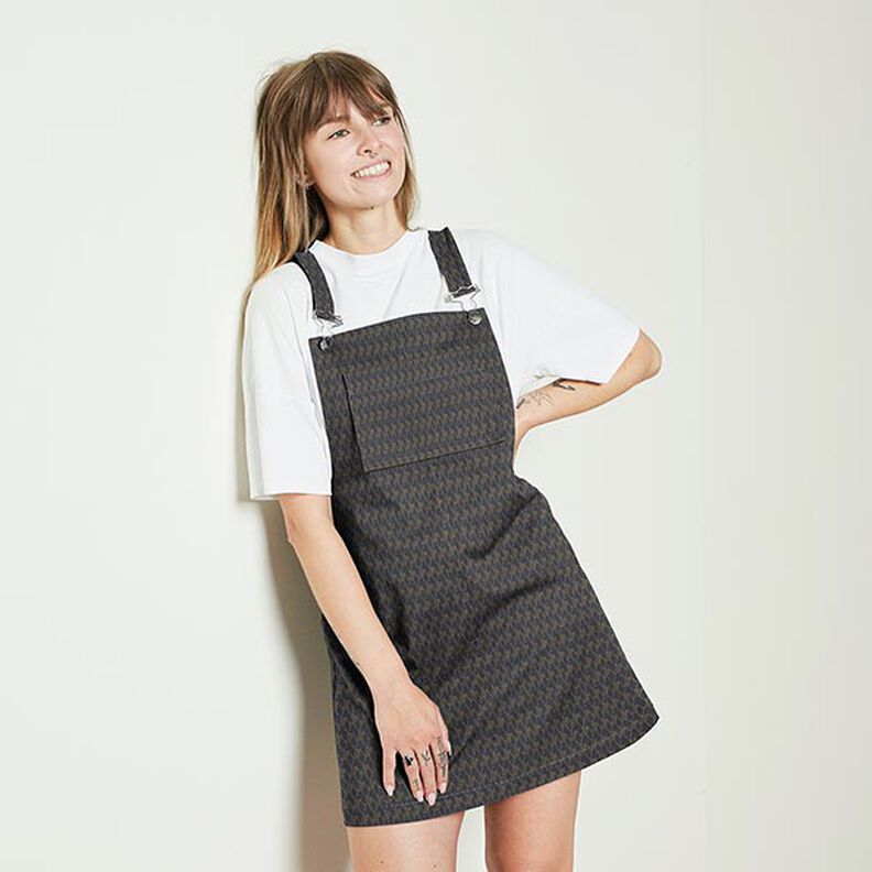 Rombi astratti in Denim elasticizzato – granito,  image number 6