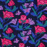 Lenzing Ecovero™ Amira Floral | Nerida Hansen – blu notte/rosa fucsia acceso,  thumbnail number 1