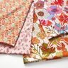 tessuto arredo panama Fiori dai colori vivaci – crema/lavanda,  thumbnail number 5