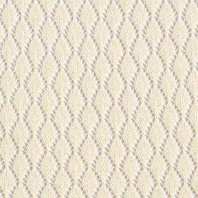 tessuto in maglia Crochette – bianco lana, 