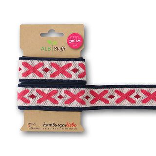 GOTS nastri jacquard bio STRIPE ME ICON [200 cm | 3,5 cm] | Albstoffe | Hamburger Liebe, 