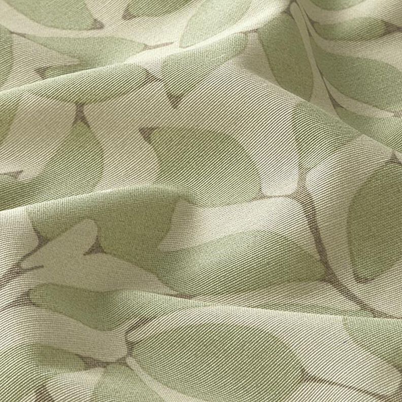 tessuto arredo tessuto canvas foglie sfumate – naturale/canna palustre,  image number 2