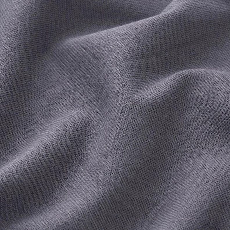 tessuto per bordi e polsini tinta unita – nero-azzurro,  image number 4