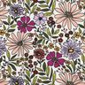jersey di cotone mare di fiori | Poppy Fabrics – bianco lana/lillà,  thumbnail number 2