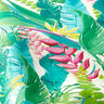 Tessuti da esterni canvas foresta tropicale – turchese,  thumbnail number 2