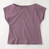 jersey di cotone medio tinta unita – melanzana,  thumbnail number 8