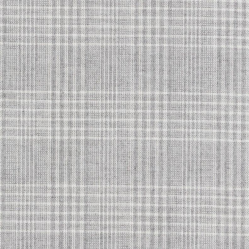 Tessuto in cotone leggero a quadri – grigio chiaro/bianco,  image number 1