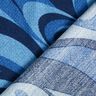Onde in crepe di viscosa – blu marino/blu reale,  thumbnail number 4