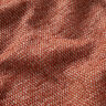 tessuto da tappezzeria ciniglia mélange – terracotta/grigio argento,  thumbnail number 2