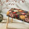 velluto arredo Peonie – cachi/rosso scuro,  thumbnail number 7