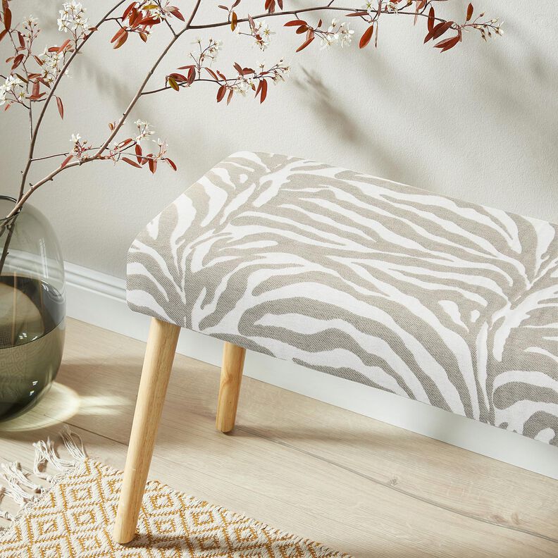 tessuto da tappezzeria Jacquard zebra – anemone/naturale, image number 8