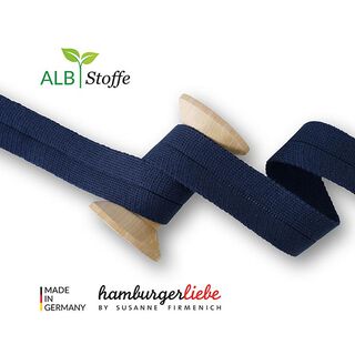 fettuccia bio Edge Me [ 3,2 cm ] | Albstoffe – blu marino, 
