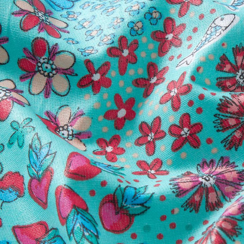 cotone rivestito Mix marittimo – azzurro,  image number 2